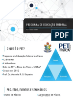 PET - Programa de Educação Tutorial