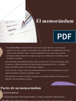 El Memorandum 4º y 5º Sec.