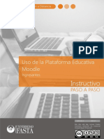 Uso Plataforma Moodle Con Diseño 2021