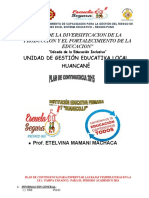 Plan de Contingencia 2014 Pampa Yanaoco