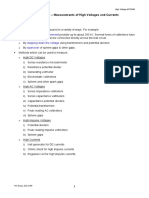 EPO630 - Chapter 4b - Measurements of HV and Currents