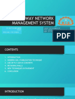 HIGHWAY NETWORK MANAGEMENT SYSTEM seminar presentation by ADITYA ANSUMAN
