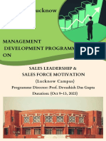 IIM Lucknow: Management Development Programme ON