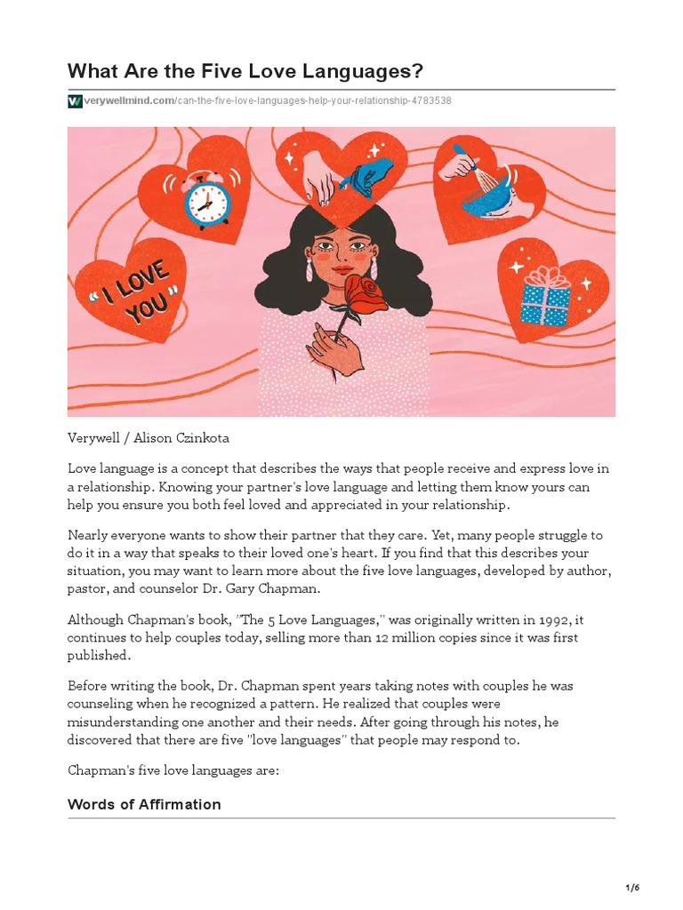Understanding the Five Love Languages | PDF | Love | Gift