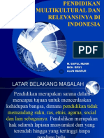 Pendidikan Multikultural Dan Relevansinya Di Indonesia