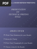 Tech&Bussiness Writing