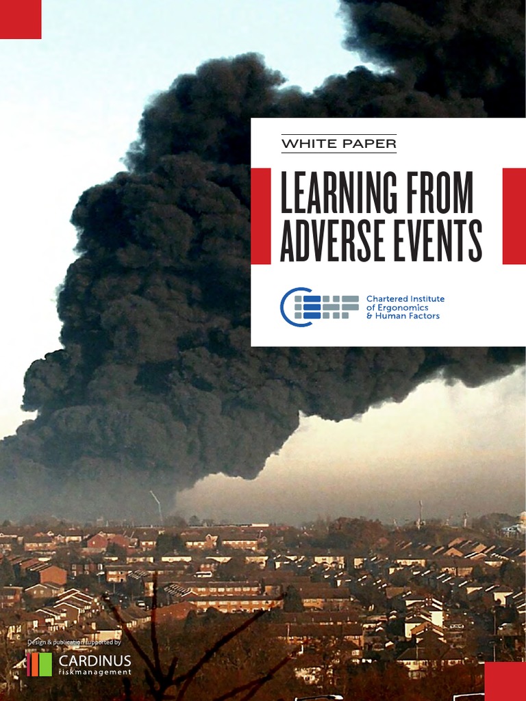 Learning From Adverse Events CIEHF 1684748272 | PDF