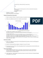 Climate Change Review Questions