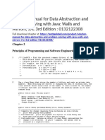 Solution Manual For Data Abstraction and Problem Solving With Java Walls and Mirrors 3 e 3rd Edition 0132122308