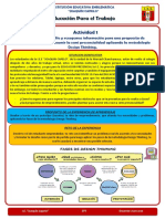 Situacion Significativa: Propósito de La Experiencia de Aprendizaje