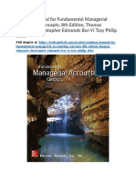 Solution Manual For Fundamental Managerial Accounting Concepts 8th Edition Thomas Edmonds Christopher Edmonds Bor Yi Tsay Philip Olds