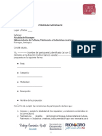 Formatos Documentos de Soporte - Juntos Creamos 2023