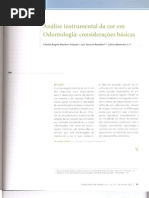 Análise instrumental da cor em Odontologia