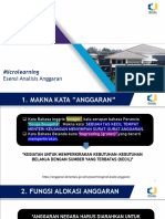 Esensi Analisis Anggaran 1