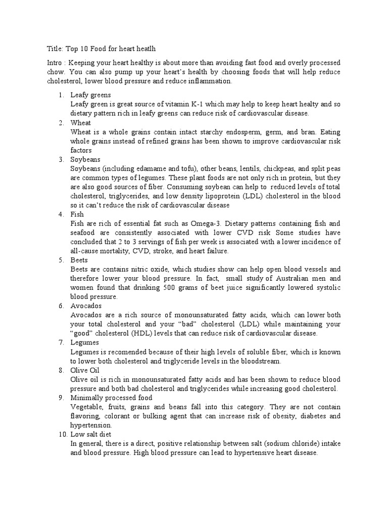 top-10-food-for-heart-health-pdf-fat-cardiovascular-diseases