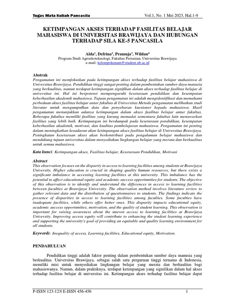 Perbedaan akses pendidikan antar kalangan masyarakat