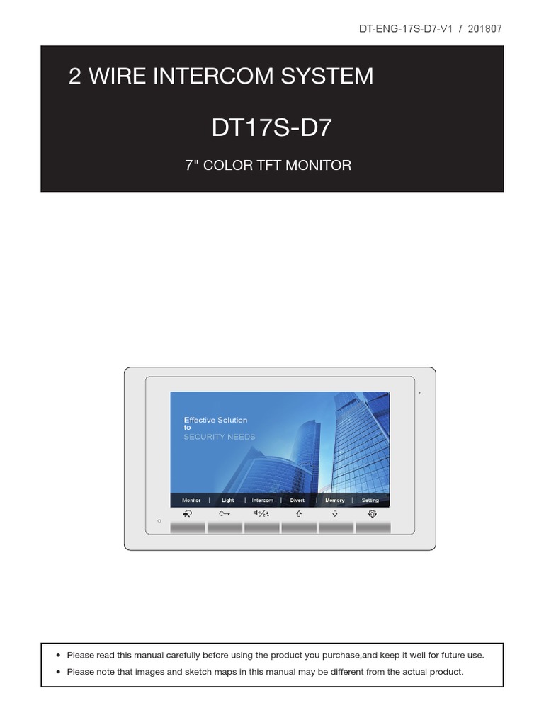 dt17s User Manual | PDF