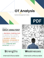 BMT - SWOT Analysis & Ansoff