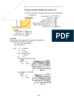 Open Cut Slope Stability 2.6 M