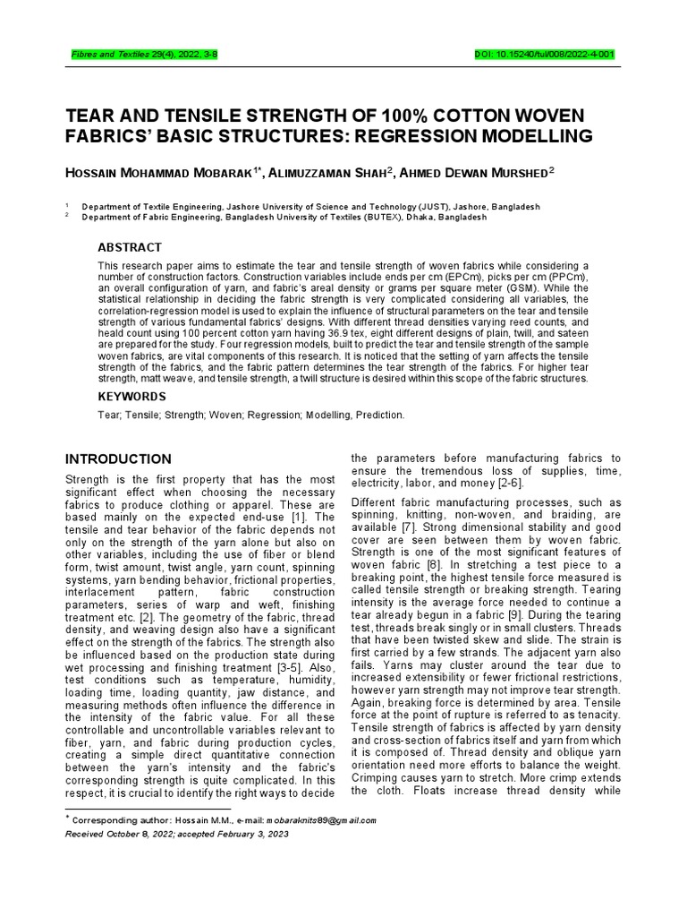 VaT 2023 1 2 | PDF | Textiles | Weaving