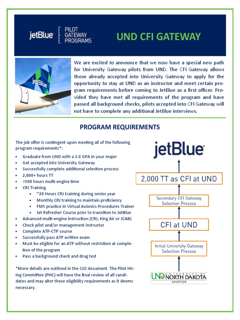 Jetblue Airways Und Cfi PDF