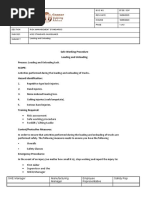 Safe Loading and Unloading Checklist | PDF | Cargo | Vehicles