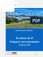 Brochure 2022 orientation Nouvelle Calédonie classe de 3eme