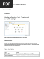 Modifying Existing Work Flow Through X++With Example - Microsoft D365 F&O - Dynamics AX 2012