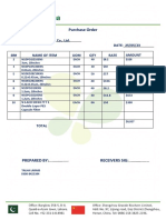 Purchase Order 3