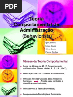 TeoriaComportamentaldaAdministração