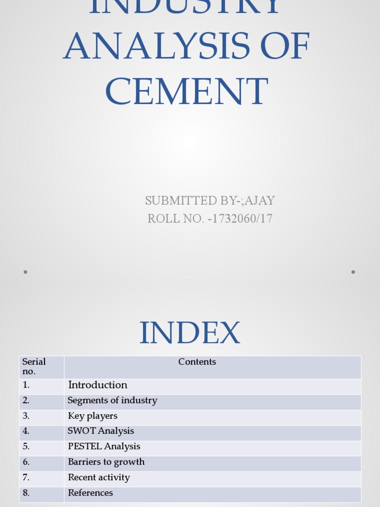 CEMENT INDUSTRY NEWS ANALYSIS visual data 4
