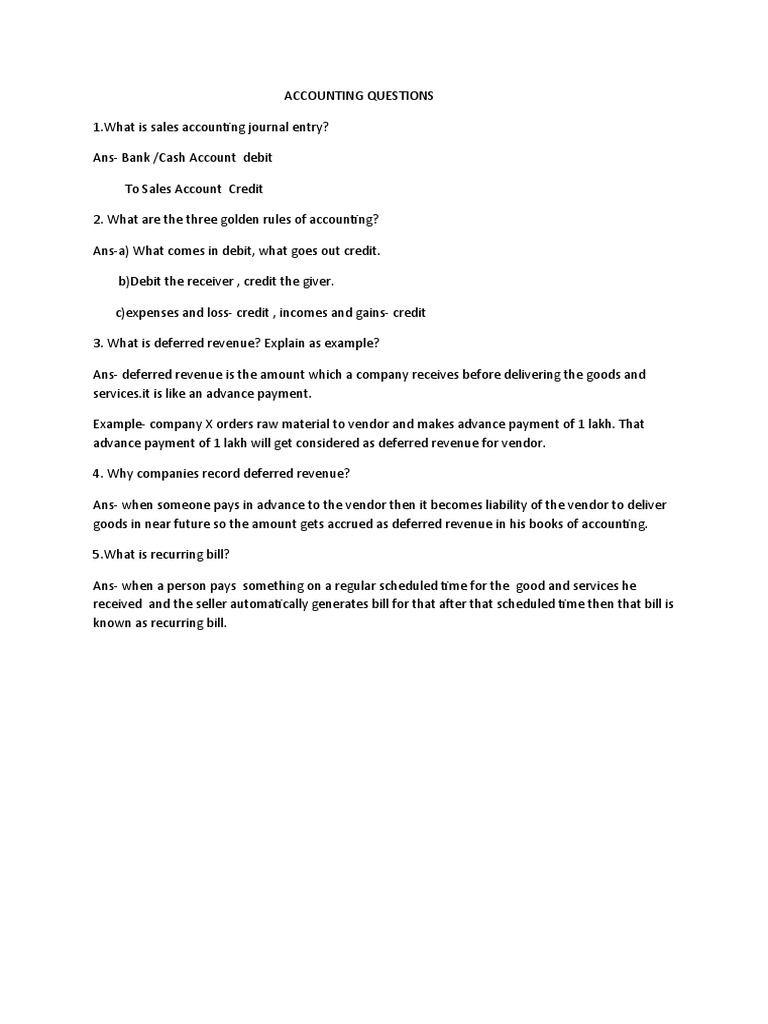ACCOUNTING QUESTIONS PDF