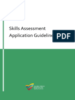 Skills Assessment Application Guidelines - 1