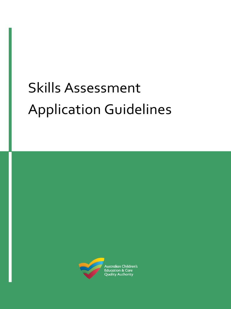 Skills assessment application guidelines 1 pdf privacy early