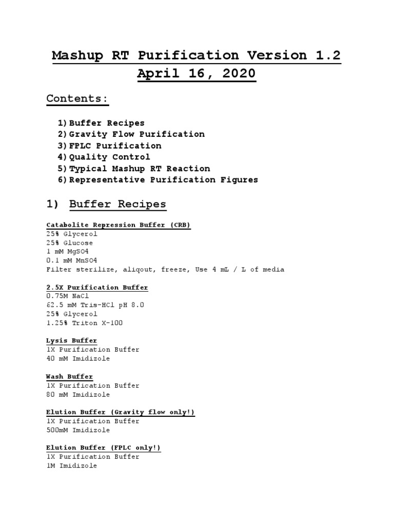 Mu rt purification protocol version 1 2 pdf