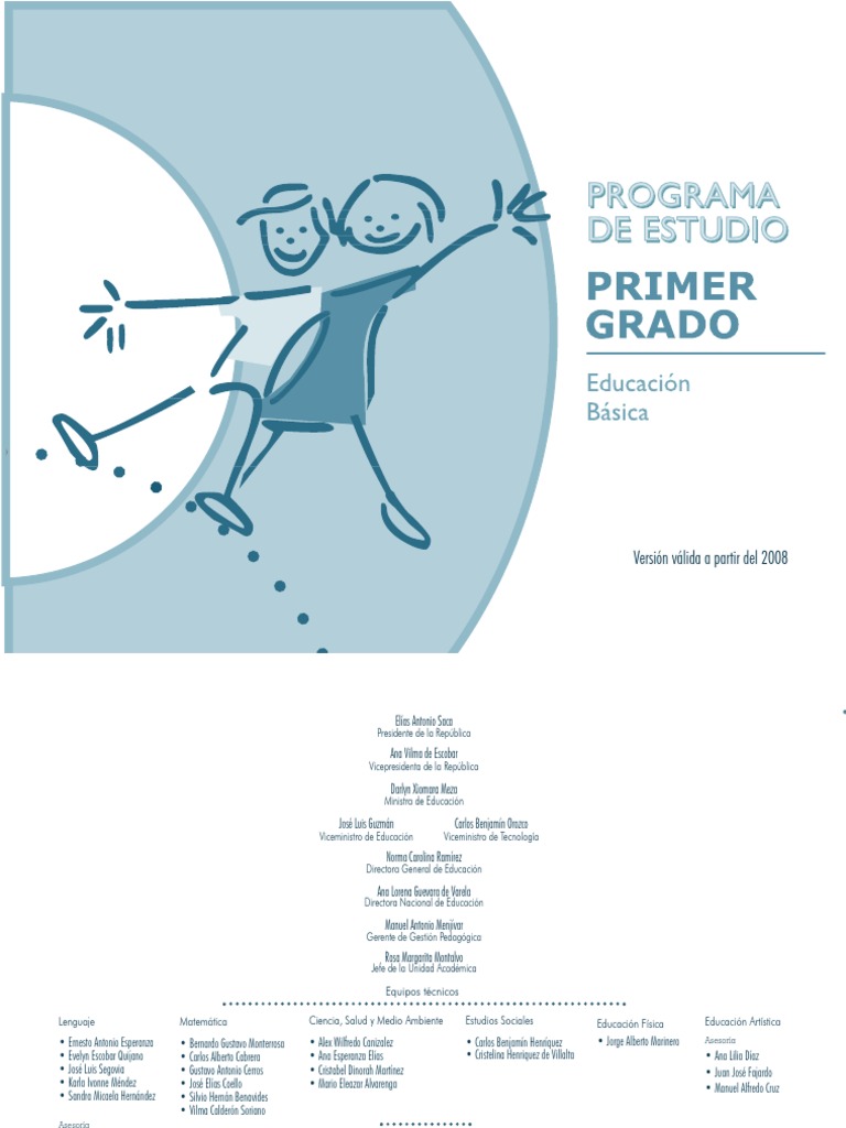Programa Primer Grado 0 | PDF | Plan de estudios | Aprendizaje