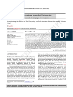 Investigating The Effect of Soil Layering On Soil-Structure Interaction Under Seismic Load