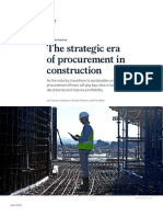 The Strategic Era of Procurement in Construction VF