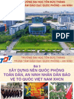 Bài 3 Xây Dựng Nền Quốc Phòng Toàn Dân, An Ninh Nhân Dân Bảo Vệ Tổ Quốc VN XHCN