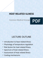Lecture 1 Heat Related Illness