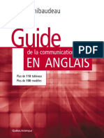 Guide de La Communication Écrite en Anglais