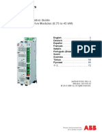 ABB Drives: Quick Installation Guide ACSM1-04 Drive Modules (0.75 To 45 KW)