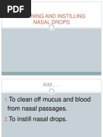 Procedure Checklist Chapter 23: Administering Nasal Medications | PDF ...