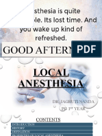 Local Anesthesiafinal