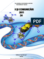 29 Studii Si Comunicari - Stiintele Naturii - Bacau 24 - 2011