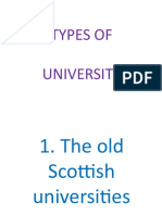 Types of Uni
