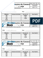 Consumo de Cavaco