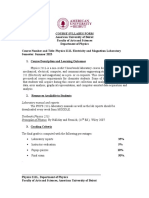Laboratory Manual and Reports