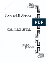 Manuel M. Ponce - Mazurka 6 (Piano)