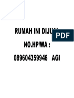 Rumah Ini Dijual